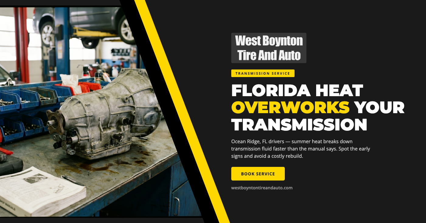 Why Florida Summer Heat Is Tough on Your Transmission in Ocean Ridge, FL